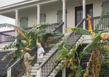 Mississippi National Guardsmen conduct hurricane relief efforts on the Gulf Coast