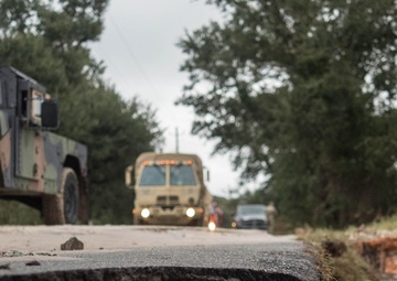 Mississippi National Guard conducts hurricane relief efforts on the Gulf Coast