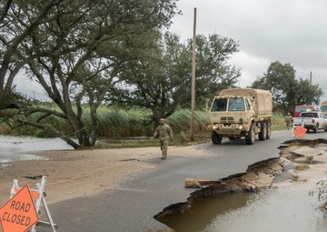 Mississippi National Guard conducts hurricane relief efforts on the Gulf Coast