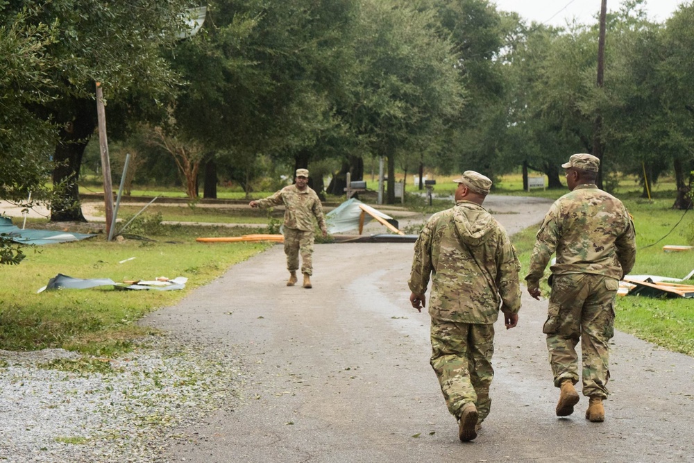 Mississippi National Guard conducts hurricane relief efforts on the Gulf Coast