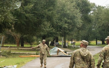 Mississippi National Guard conducts hurricane relief efforts on the Gulf Coast