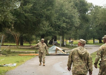 Mississippi National Guard conducts hurricane relief efforts on the Gulf Coast