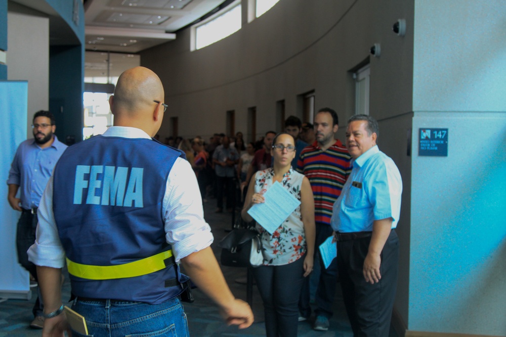 FEMA hosted a job fair in Puerto Rico