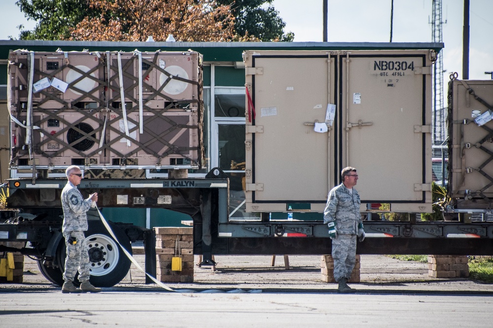 200th RED HORSE Squadron sends second Disaster Relief Beddown System to Puerto Rico for Hurricane Relief Efforts