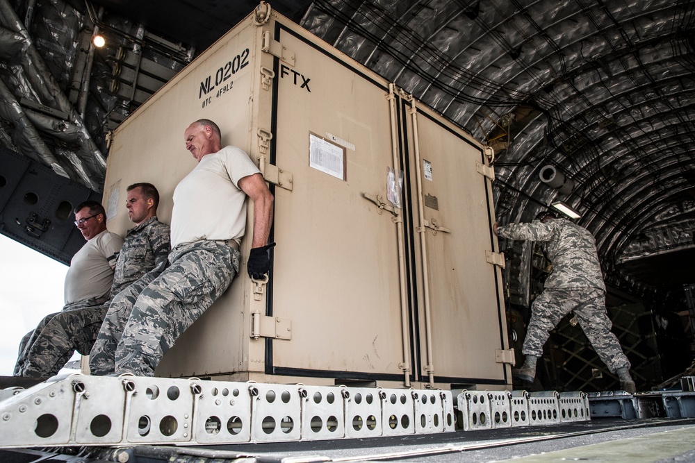 200th RED HORSE Squadron sends second Disaster Relief Beddown System to Puerto Rico for Hurricane Relief Efforts