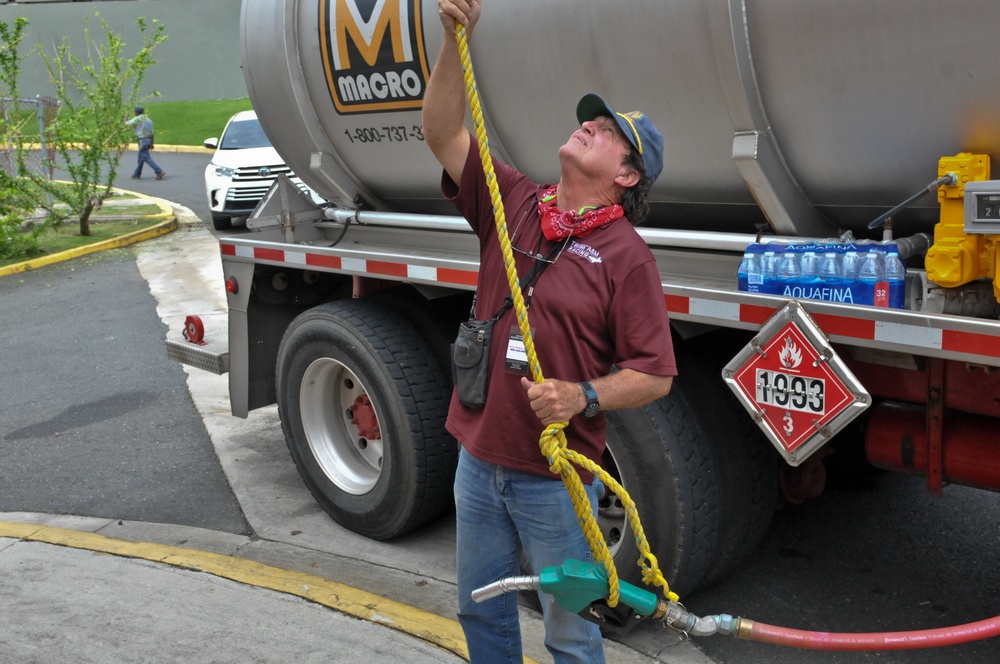 Fuel for sustainment in Puerto Rico