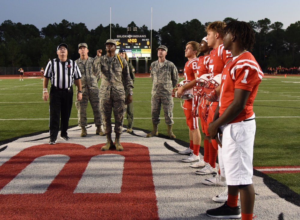 Dragons recognized at local football game