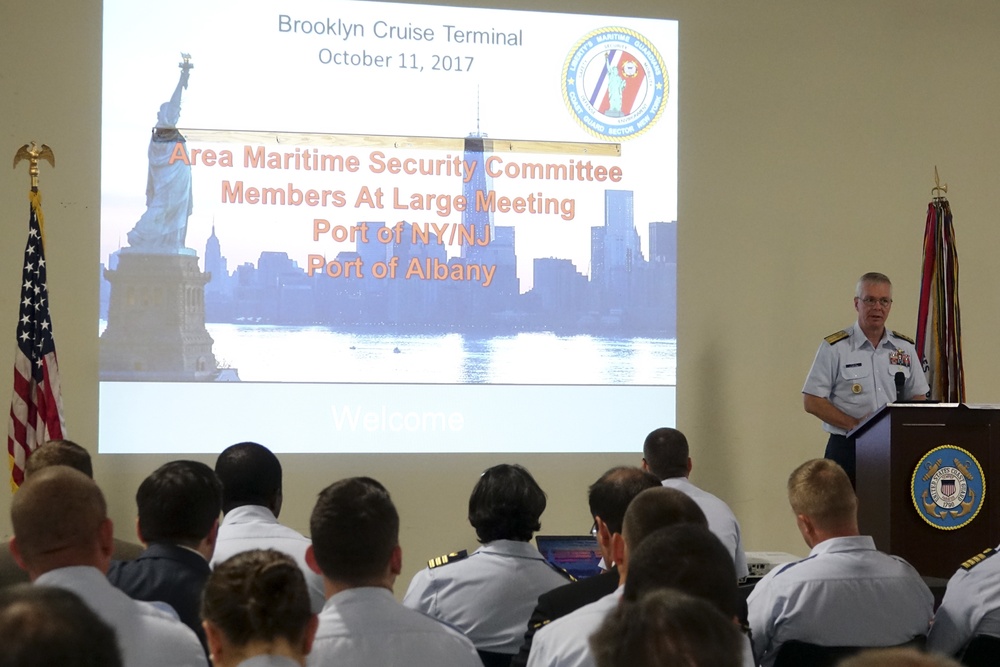 Coast Guard Presents Awards to Area Maritime Security Committee, FDNY, NYPD