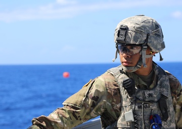 With pinch of Sea salt; Culinary specialists aboard Army Watercraft