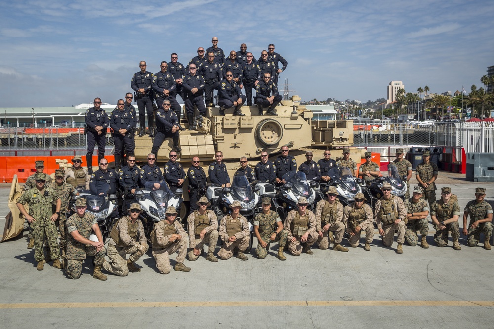 Marines stage and prepare for San Diego Fleet Week 2017