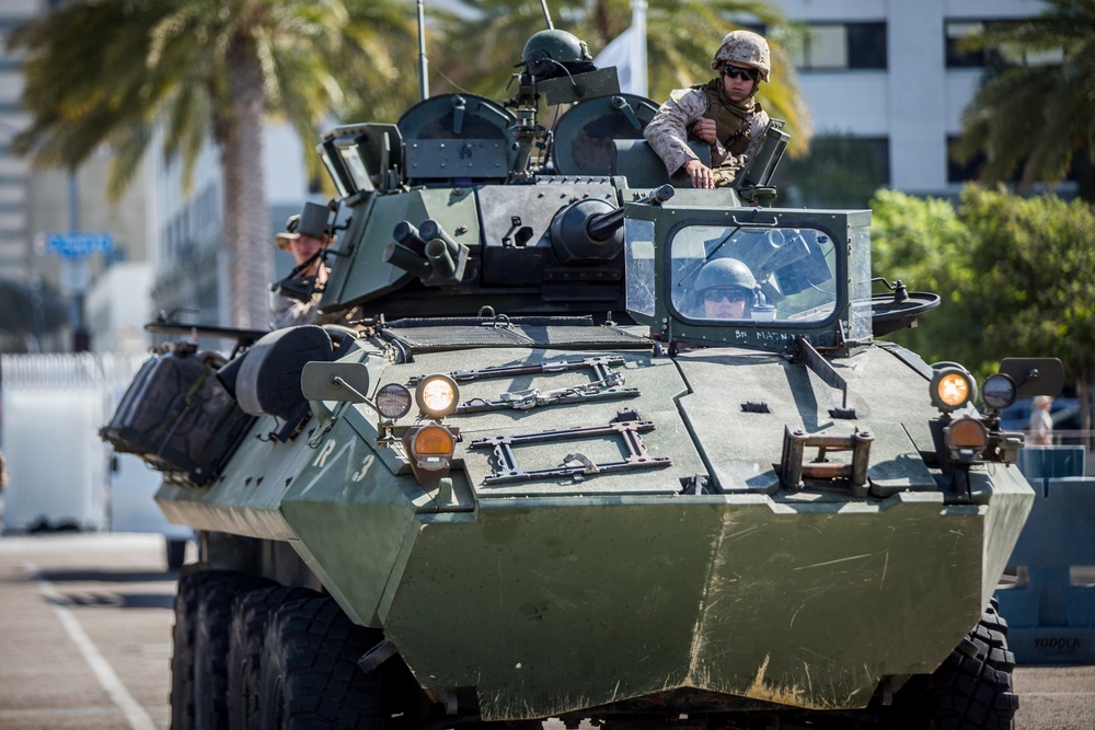 Marines stage and prepare for San Diego Fleet Week 2017