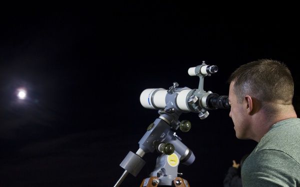 Full moon shines on Japanese tea ceremony