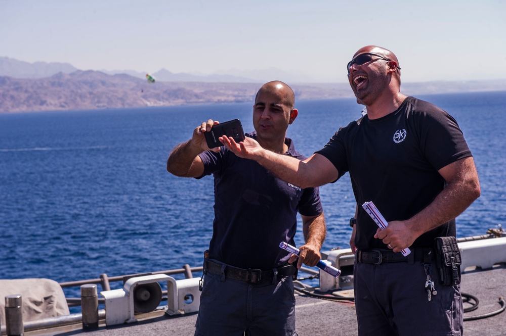 USS America hosts tour in Israel