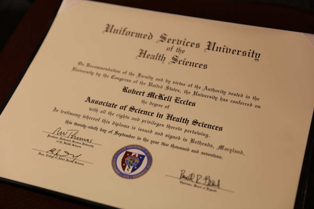 DoD College of Allied Health Sciences Awards First Undergraduate Degree