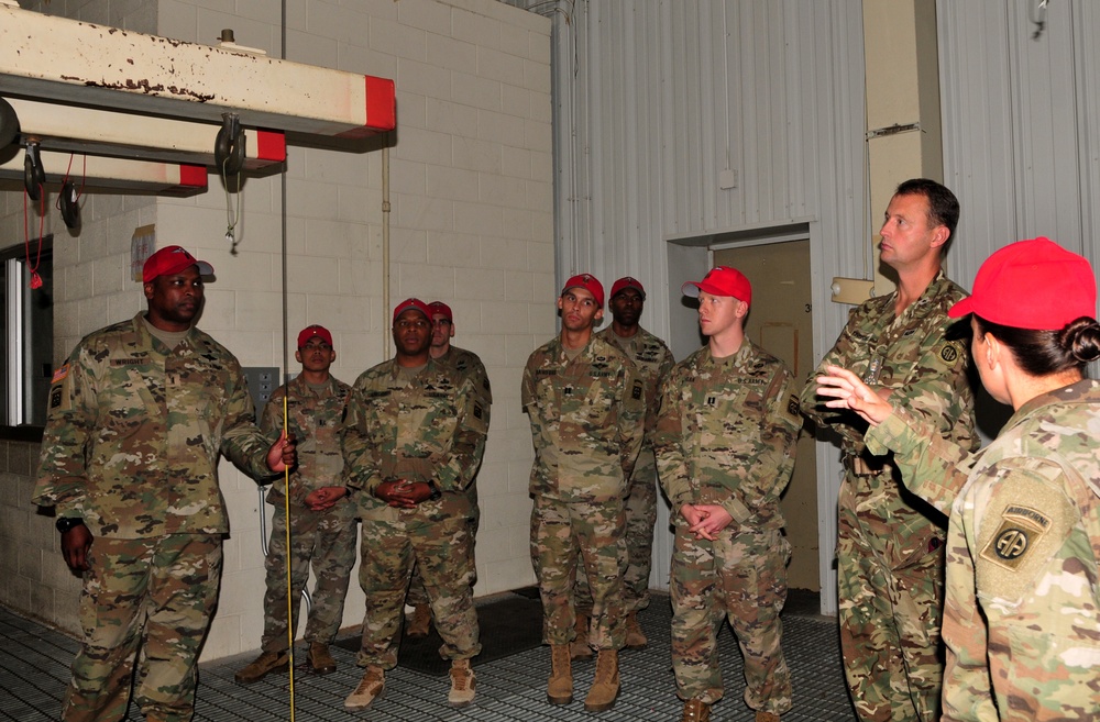 Brigadier General Kingsbury Visits 82nd Airborne Division Sustainment Brigade