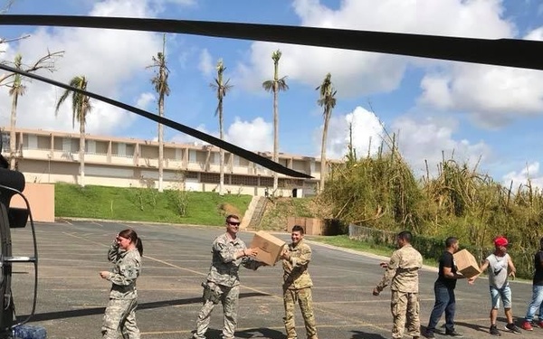 NY Army National Guard provides aid in Puerto Rico