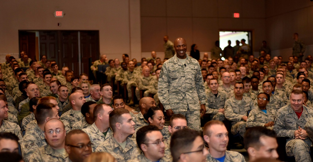 CMSAF Enlisted Call at McConnell