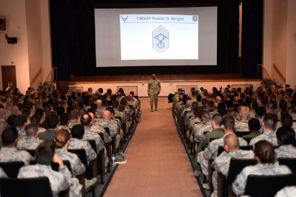 CMSAF Enlisted Call at McConnell