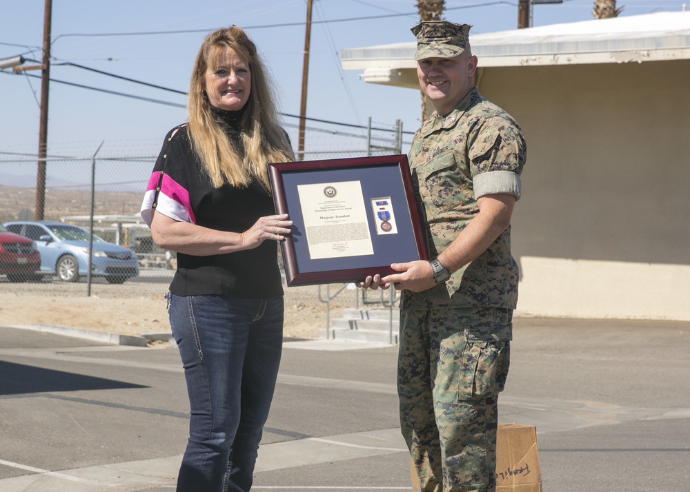 PWD honors employees for dedicated service to Combat Center