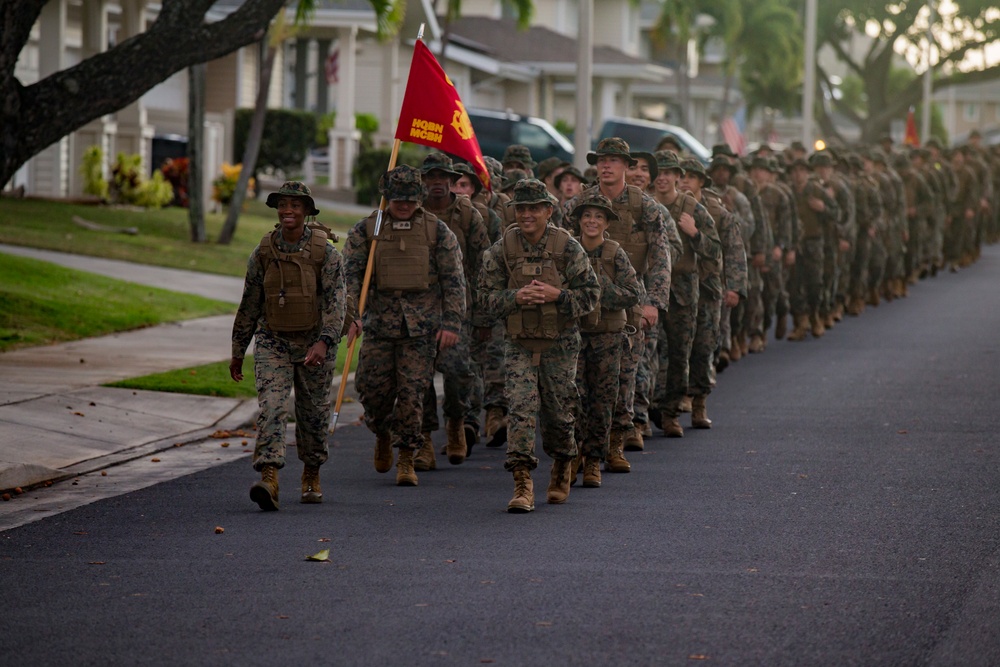 Marine Corps Base Hawaii, Headquarters Battalion 6 mile Hike