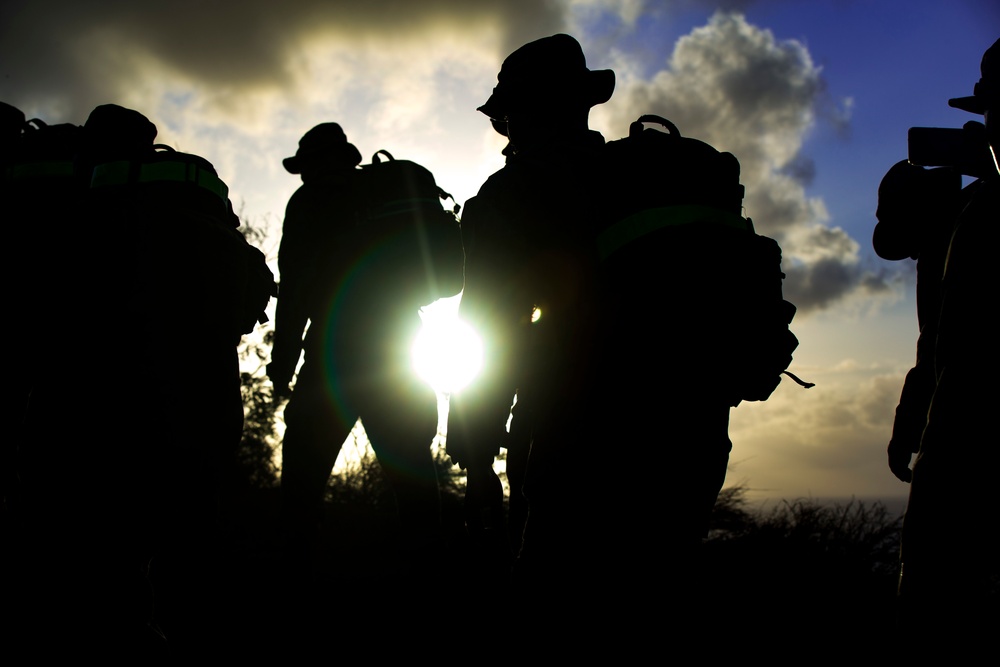 Marine Corps Base Hawaii, Headquarters Battalion 6 mile Hike