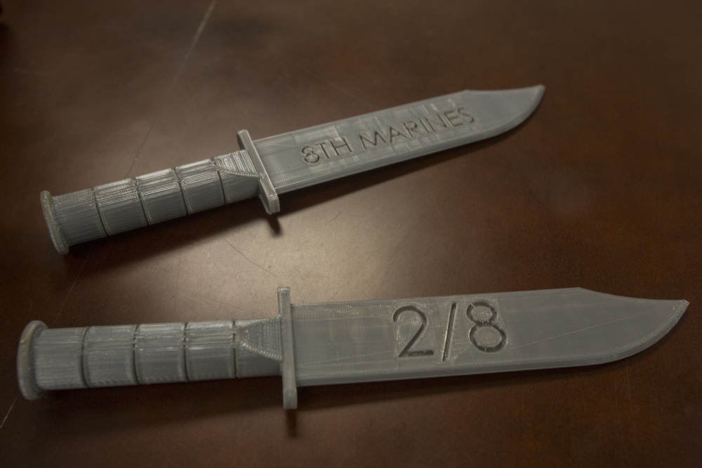 2/8, first infantry battalion to 3-D print