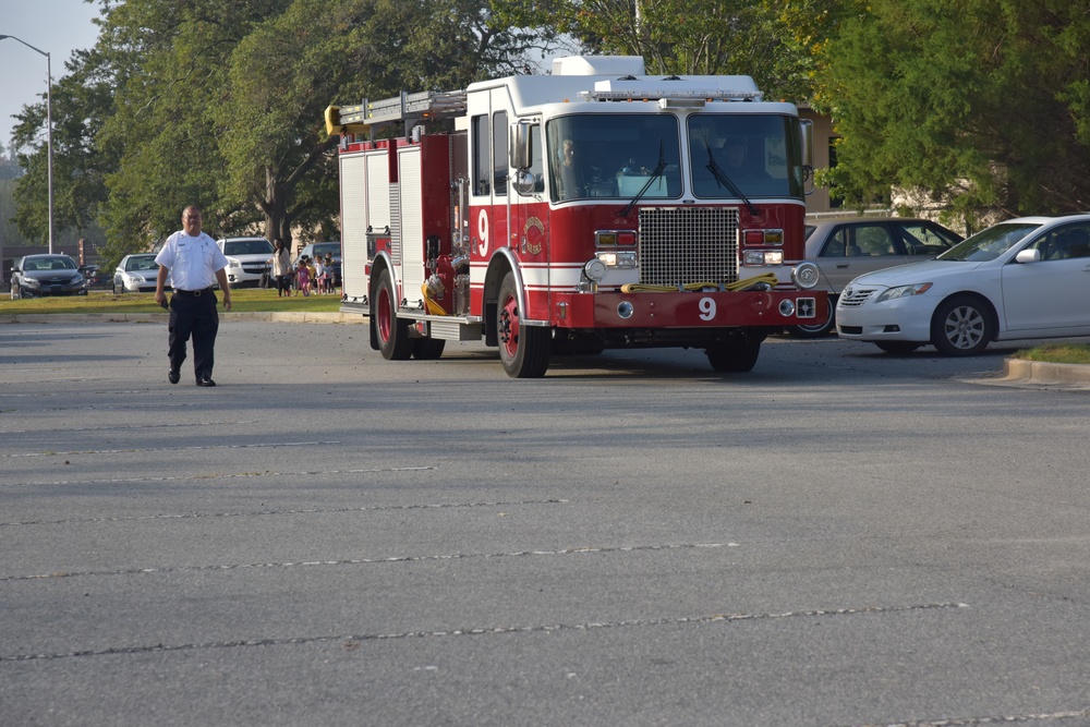 Robins Fire Department Visit Child Development Center
