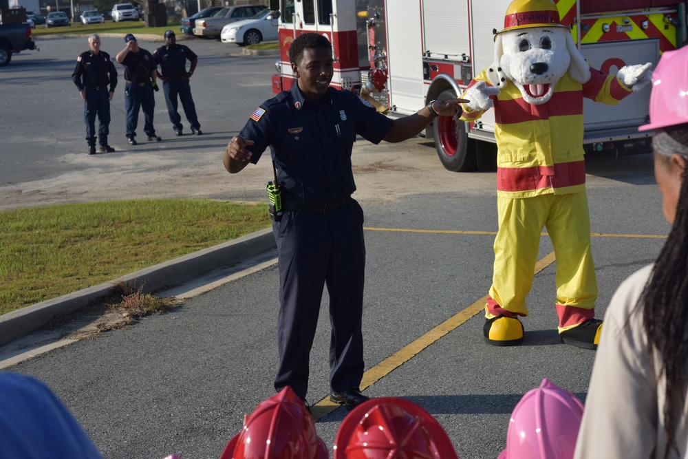 Robins Fire Department Visit Child Development Center