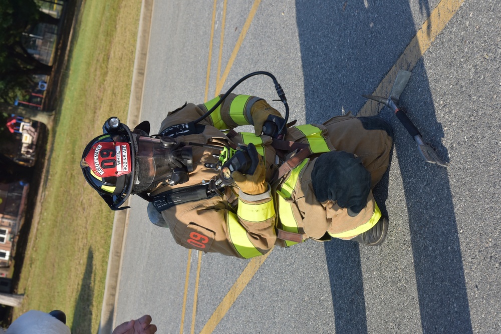 Robins Fire Department Visit Child Development Center