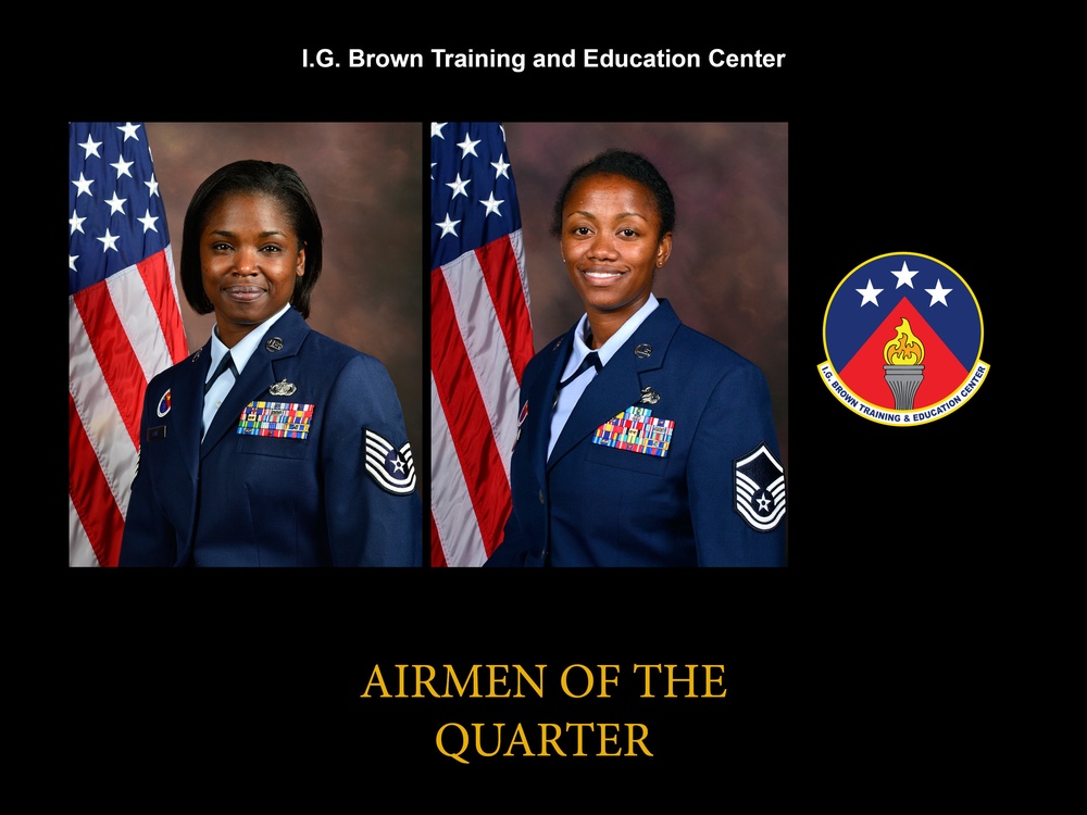 EPME center's Airmen of the Quarter