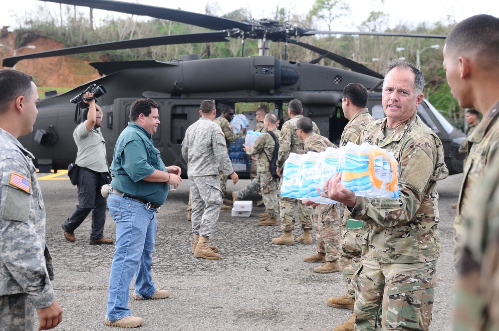 Water and Food Distribution Lares