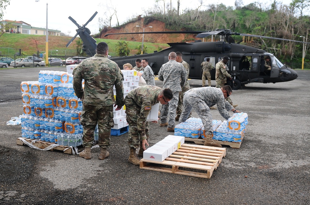 Water and Food Distribution Lares