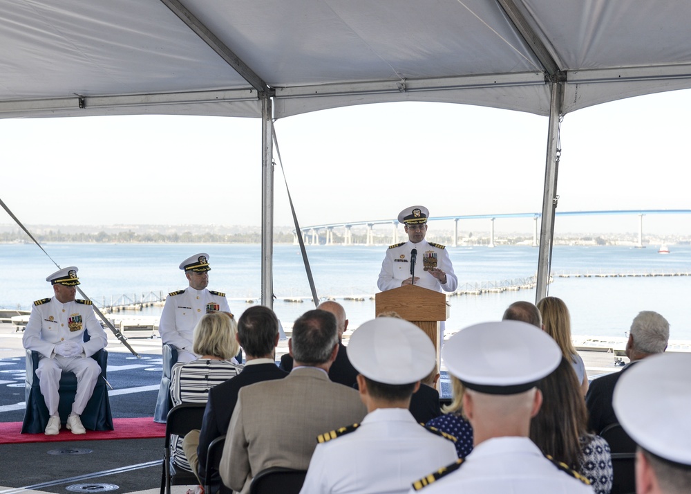 USS Coronado Gold Crew Holds Change of Command