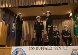 USS Buffalo Holds Change of Command