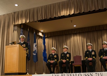 USS Buffalo Holds Change of Command