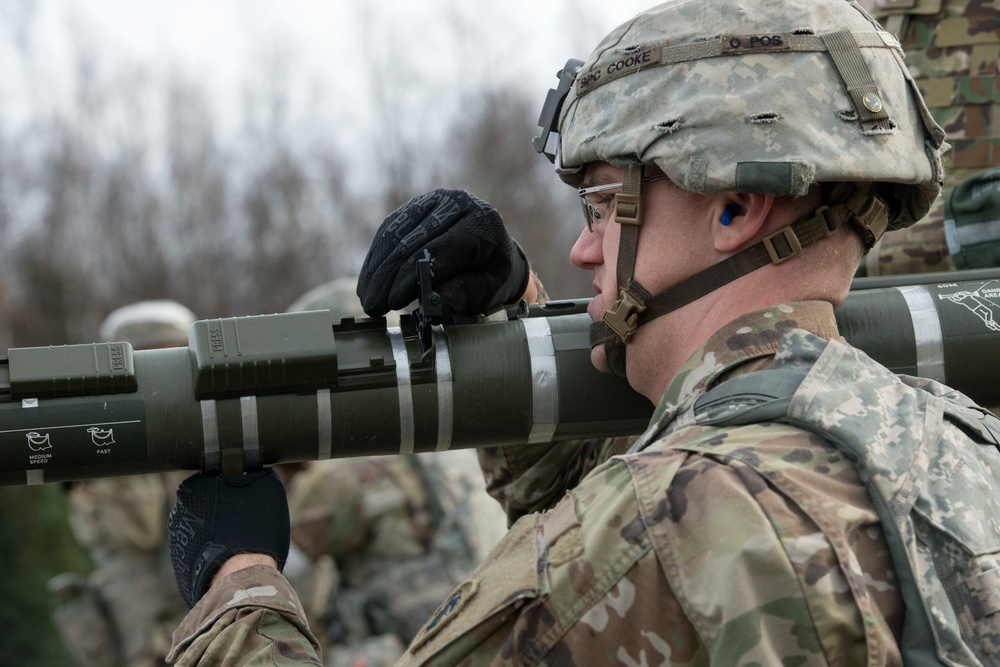 DVIDS - Images - Muleskinners conduct M136E1 AT4-CS confined space ...