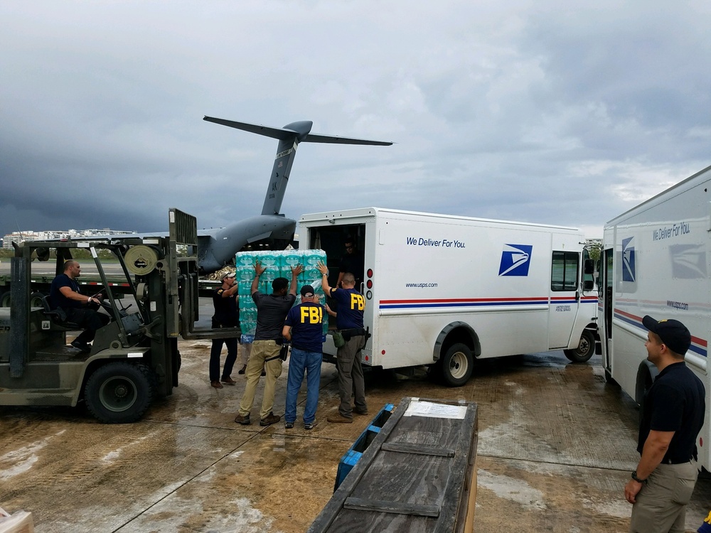 Nevada Air National Guard’s Aerial Porters providing assistance in Puerto Rico