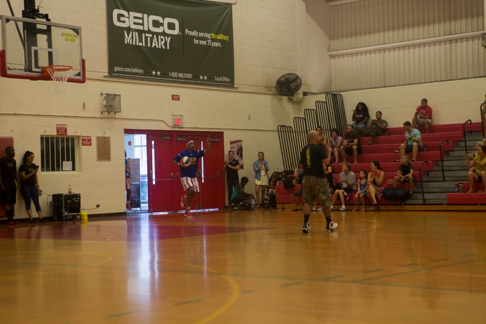 Harlem Globetrotters visit MCBH