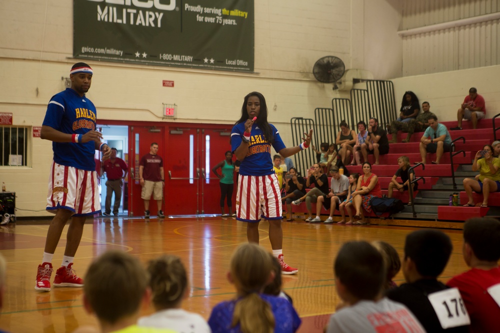 Harlem Globetrotters visit MCBH