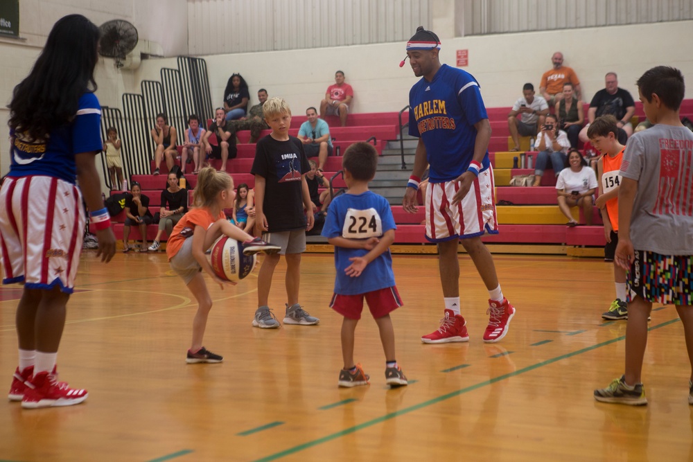 Harlem Globetrotters visit MCBH