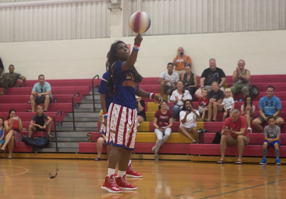 Harlem Globetrotters visit MCBH