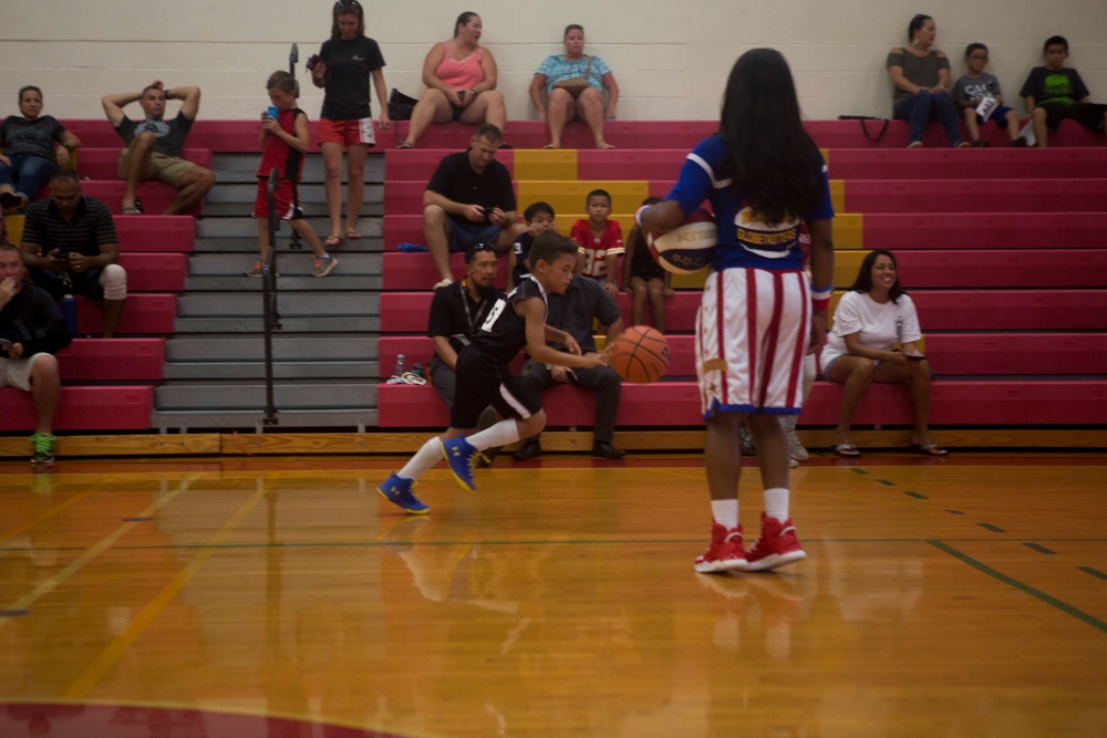 Harlem Globetrotters visit MCBH