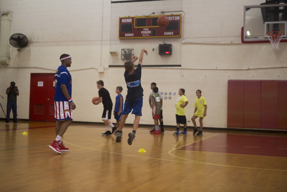 Harlem Globetrotters visit MCBH