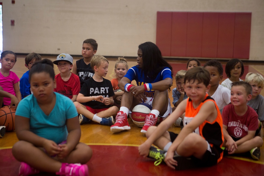 Harlem Globetrotters visit MCBH