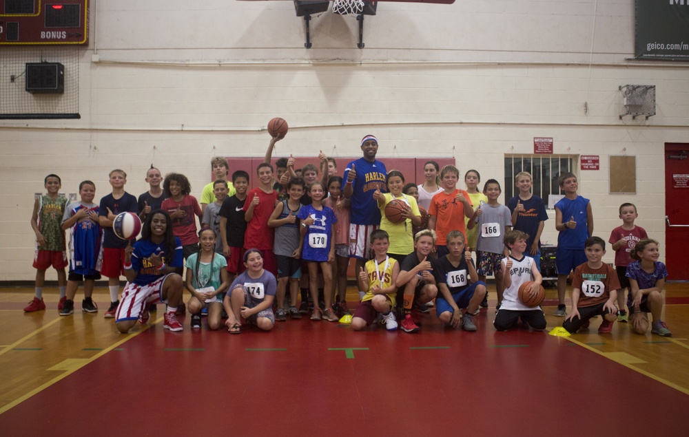 Harlem Globetrotters visit MCBH