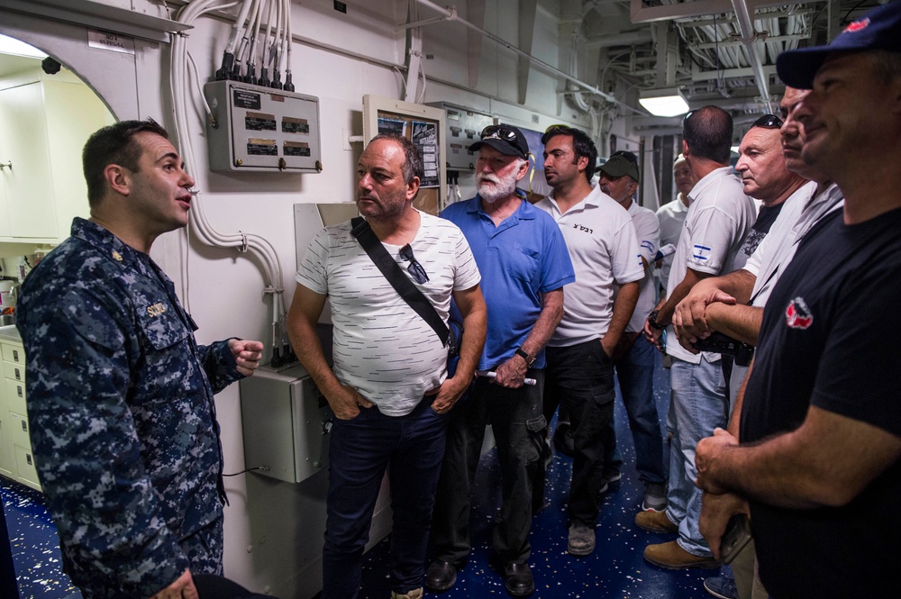 USS America hosts tour in Israel