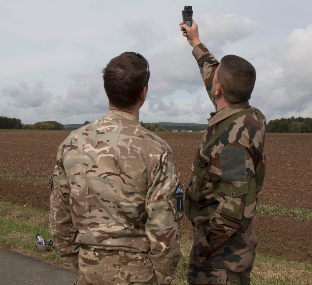 Allied jumpmasters prepare for major airborne operation