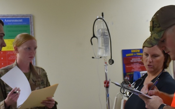 Camp Buehring 86th CSH holds MASCAL Exercise