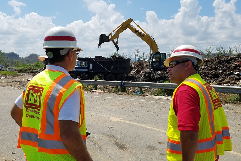 USACE, local contractors take out trash in Puerto Rico
