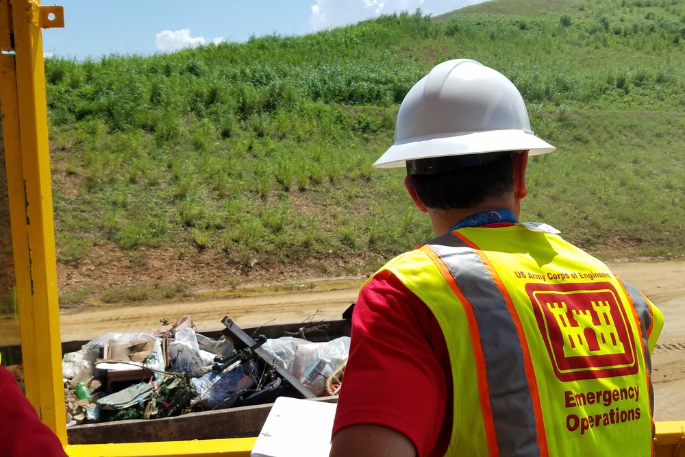 USACE, local contractors take out trash in Puerto Rico